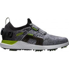 FootJoy Men's Hyperflex BOA Golf Charcoal/Lime Shoes FootJoy Men's Hyperflex BOA Golf Charcoal/Lime Shoes