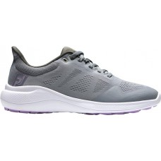 FootJoy Women's Flex Spikeless Golf Grey/Purple Shoes