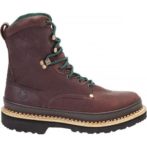 Georgia Boot Men's Giant Steel Toe Work Soggy Brown Boots Georgia Boot Men's Giant Steel Toe Work Soggy Brown Boots