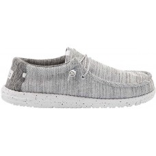 Hey Dude Men's Wally Stretch Shoes, Grey