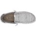 Hey Dude Men's Wally Stretch Shoes, Grey
