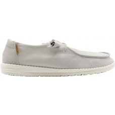 Hey Dude Women's Wendy Chambray Shoes, Light Grey