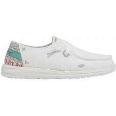 Hey Dude Women's Wendy Flora Shoes, Lily White
