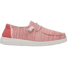 Hey Dude Women's Wendy Stretch Coral Loafers, Coral