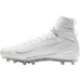 Nike Alpha Huarache 7 Elite Mid Lacrosse White/Silver Cleats