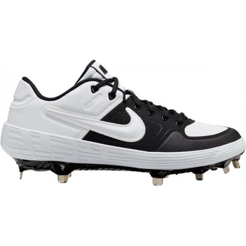 Nike Alpha Huarache Elite 2 Metal Baseball Black/White/White Cleats Nike Alpha Huarache Elite 2 Metal Baseball Black/White/White Cleats