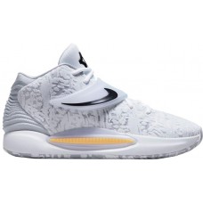 Nike KD14 Basketball White/Black/Grey Shoes