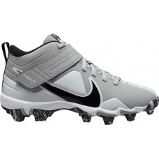 Nike Kids' Force Trout 7 Keystone Baseball Smoke Grey/Black/White Cleats
