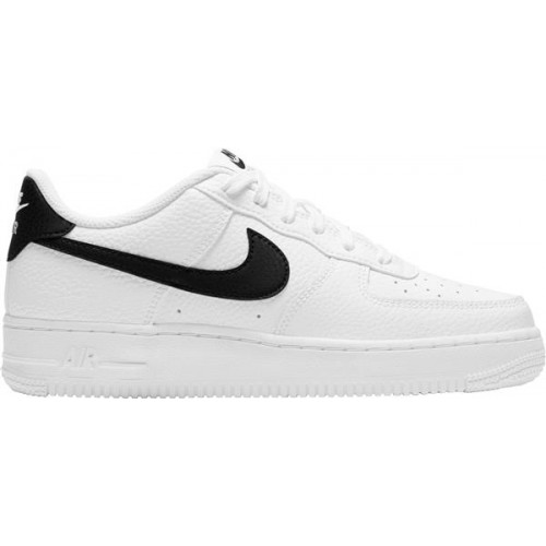 Nike Kids' Grade School Air Force 1 White/Black Shoes Nike Kids' Grade School Air Force 1 White/Black Shoes