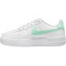 Nike Kids' Grade School Air Force 1 White/Mint Shoes Nike Kids' Grade School Air Force 1 White/Mint Shoes