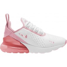 Nike Kids' Grade School Air Max 270 White/Pink Shoes