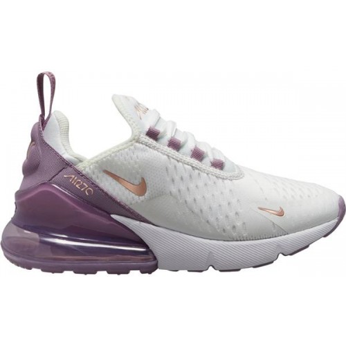 Nike Kids' Grade School Air Max 270 White/Purple Shoes Nike Kids' Grade School Air Max 270 White/Purple Shoes