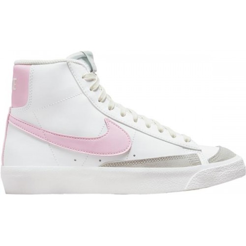 Nike Kids' Grade School Blazer Mid '77 White/Pink Foam Shoes Nike Kids' Grade School Blazer Mid '77 White/Pink Foam Shoes