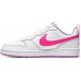 Nike Kids' Grade School Court Borough Low 2 White/Pink/Fuschia Shoes