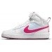 Nike Kids' Grade School Court Borough Mid 2 Grey/Pink Shoes