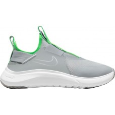 Nike Kids' Grade School Flex Plus Running Grey/Silver/Green Shoes Nike Kids' Grade School Flex Plus Running Grey/Silver/Green Shoes