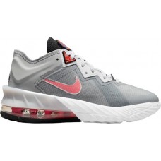 Nike Kids' Grade School LeBron 18 Basketball Smoke Grey/Sunset Pulse Shoes