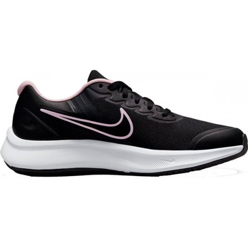 Nike Kids Grade School Star Runner 3 Black/Pink Shoes Nike Kids Grade School Star Runner 3 Black/Pink Shoes