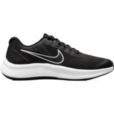 Nike Kids Grade School Star Runner 3 Black/White Shoes