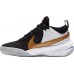 Nike Kids' Grade School Team Hustle D 10 Basketball Black/White/Gold Shoes