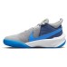Nike Kids' Grade School Team Hustle D 10 Basketball Grey/Blue/Green Shoes