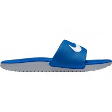 Nike Kids' Kawa Blue/White Slides