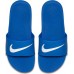 Nike Kids' Kawa Blue/White Slides Nike Kids' Kawa Blue/White Slides