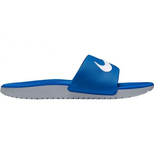 Nike Kids' Kawa Blue/White Slides Nike Kids' Kawa Blue/White Slides