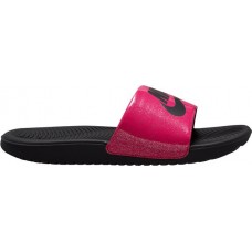 Nike Kids' Kawa SE 2 Black/Pink Slides