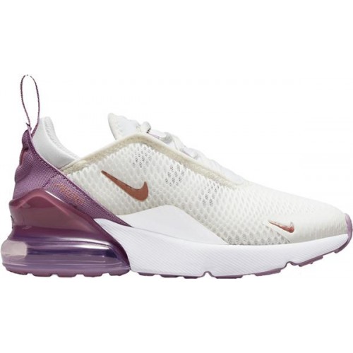 Nike Kids' Preschool Air Max 270 White/Purple Shoes Nike Kids' Preschool Air Max 270 White/Purple Shoes