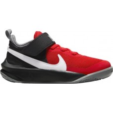 Nike Kids' Preschool Team Hustle D 10 Basketball Red/White/Grey Shoes