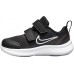 Nike Kids Toddler Star Runner 3 Black/White Shoes Nike Kids Toddler Star Runner 3 Black/White Shoes