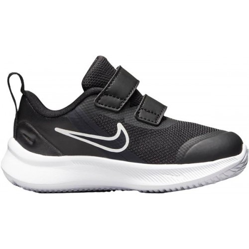 Nike Kids Toddler Star Runner 3 Black/White Shoes Nike Kids Toddler Star Runner 3 Black/White Shoes