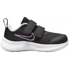 Nike Kids Toddler Star Runner 3 Grey/Pink Shoes Nike Kids Toddler Star Runner 3 Grey/Pink Shoes