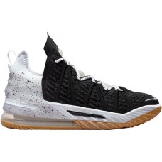 Nike LeBron 18 Basketball Black/White/Gum Shoes