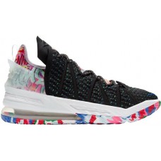 Nike LeBron 18 Basketball Blk/Wht/Multi Shoes