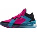 Nike LeBron 18 Low Basketball Fireberry/Blk/Lt Bl Fury Shoes