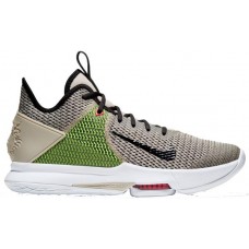 Nike LeBron Witness 4 Basketball Grey/White/Volt Shoes