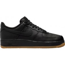 Nike Men's Air Force 1 '07 Black/Gum Shoes