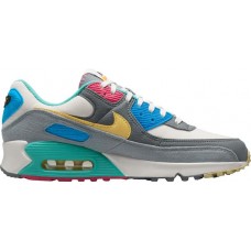 Nike Men's Air Max 90 Phantom/Grn/Gry/Pnk/Blu Shoes Nike Men's Air Max 90 Phantom/Grn/Gry/Pnk/Blu Shoes