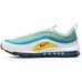 Nike Men's Air Max 97 Wht/Red/Blu/Teal/Mint Shoes