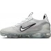 Nike Men's Air VaporMax 2021 FlyKnit White/Black/Metallic Silv Shoes