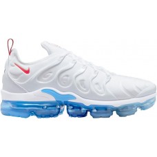 Nike Men's Air VaporMax Plus White/Habanero Red Shoes