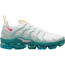 Nike Men's Air VaporMax Plus Wht/Red/Mint/Teal/Blu Shoes Nike Men's Air VaporMax Plus Wht/Red/Mint/Teal/Blu Shoes