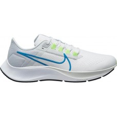 Nike Men's Air Zoom Pegasus 38 Running White/Blue Shoes