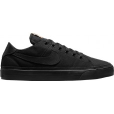 Nike Men's Court Legacy Canvas Black/Black Shoes Nike Men's Court Legacy Canvas Black/Black Shoes