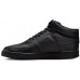 Nike Men's Court Vision Mid Next Nature Black/Black Shoes Nike Men's Court Vision Mid Next Nature Black/Black Shoes