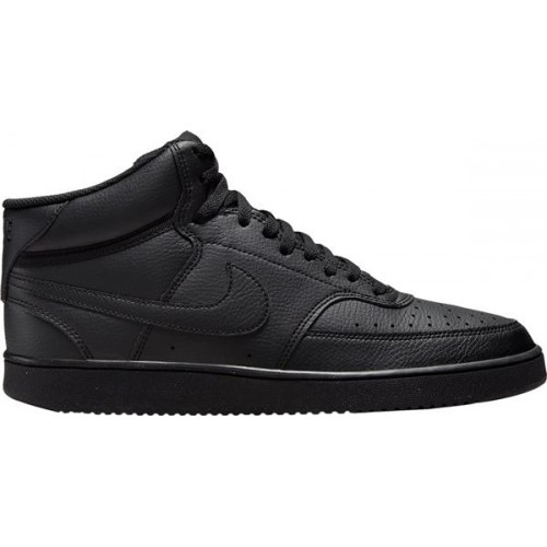 Nike Men's Court Vision Mid Next Nature Black/Black Shoes Nike Men's Court Vision Mid Next Nature Black/Black Shoes