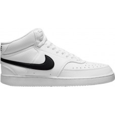 Nike Men's Court Vision Mid Next Nature White/Black/White Shoes