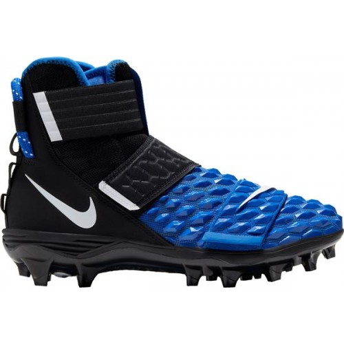 Nike Men's Force Savage Elite 2 Football Black/White/Game Royal Cleats Nike Men's Force Savage Elite 2 Football Black/White/Game Royal Cleats